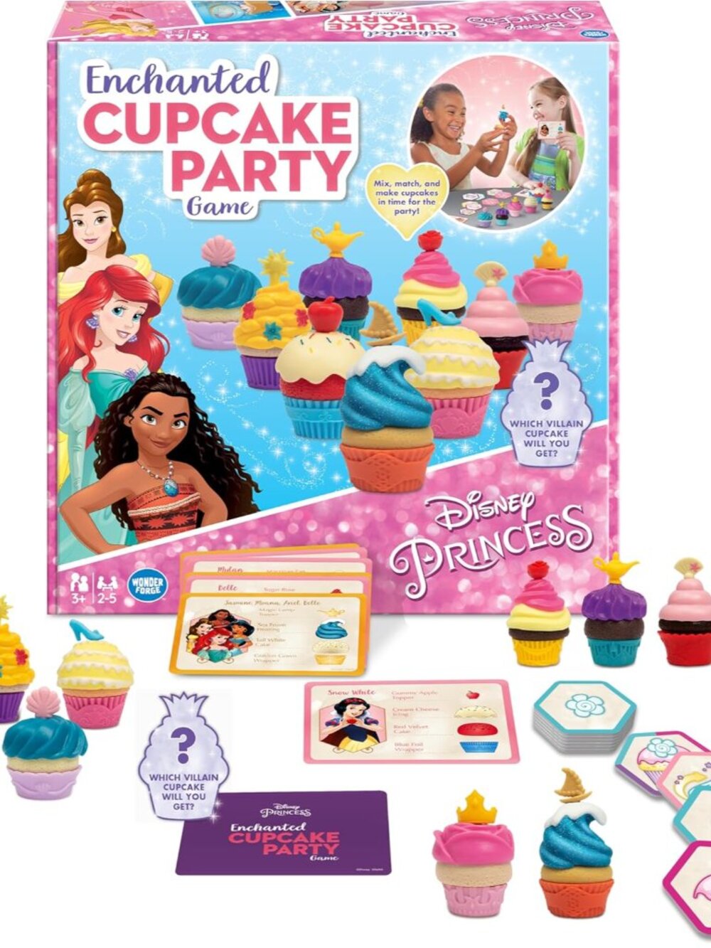 Disney Princess Enchanted Cupcake Party Game - Exciting Matching Game | Fun for